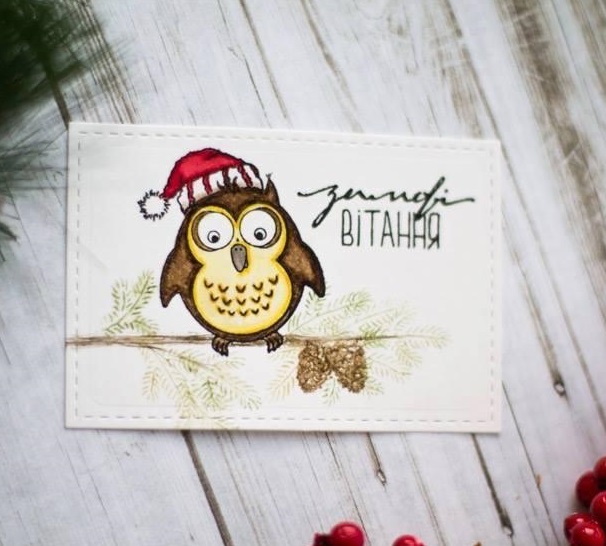 {FA091} Stamp ''Owl''