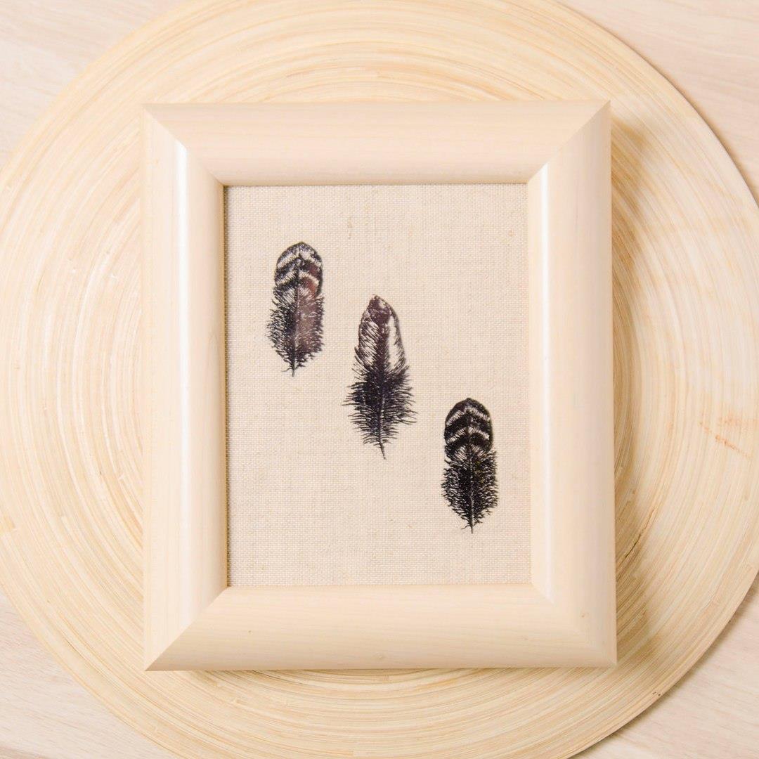{FA075} Stamp set "Feathers"