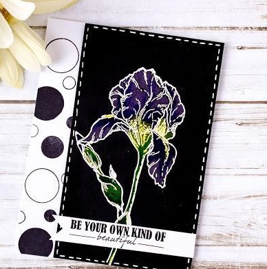{FL120a} Stamp Set "Iris"