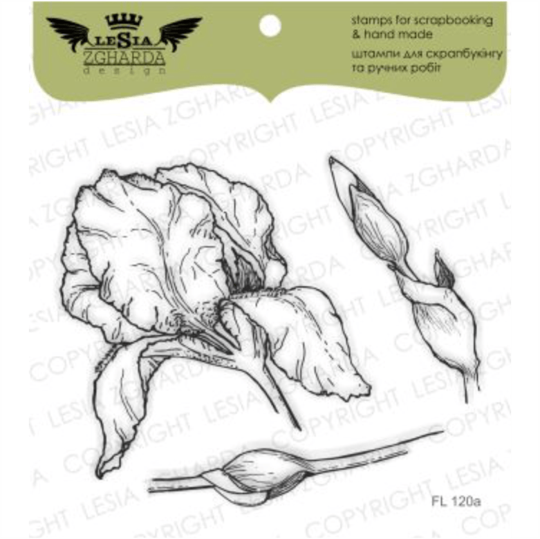 {FL120a} Stamp Set "Iris"