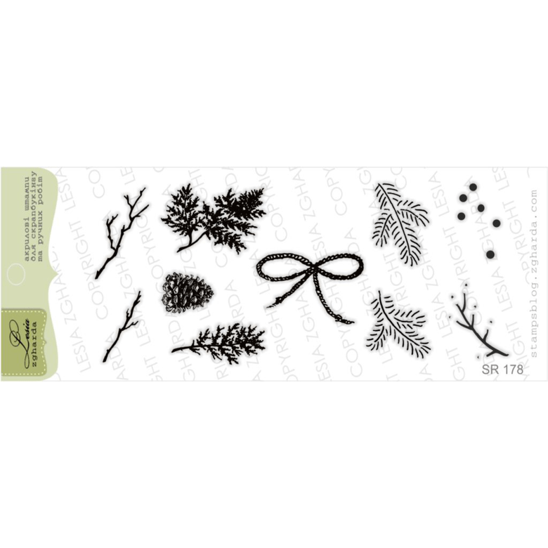 {SR178} Stamp Set "Branches, cones, berries"