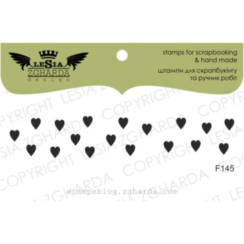 {F145} Stamp "Hearts"