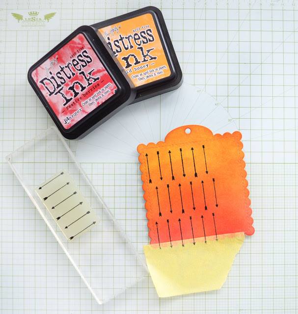 {F134b} Stamp "Arrrows"