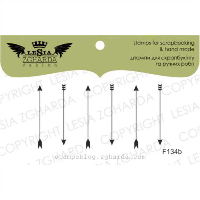 {F134b} Stamp "Arrrows"