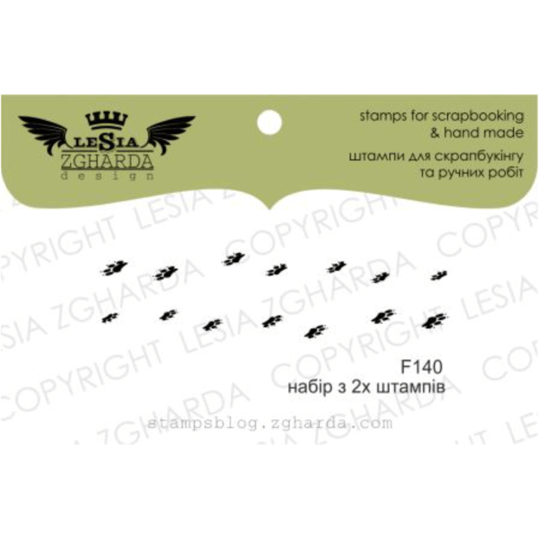 {F140} Stamp Set "Traces"