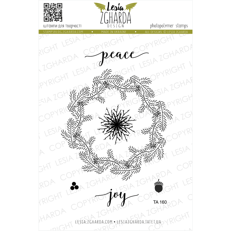 {TA160} Stamp Set "Wreath"
