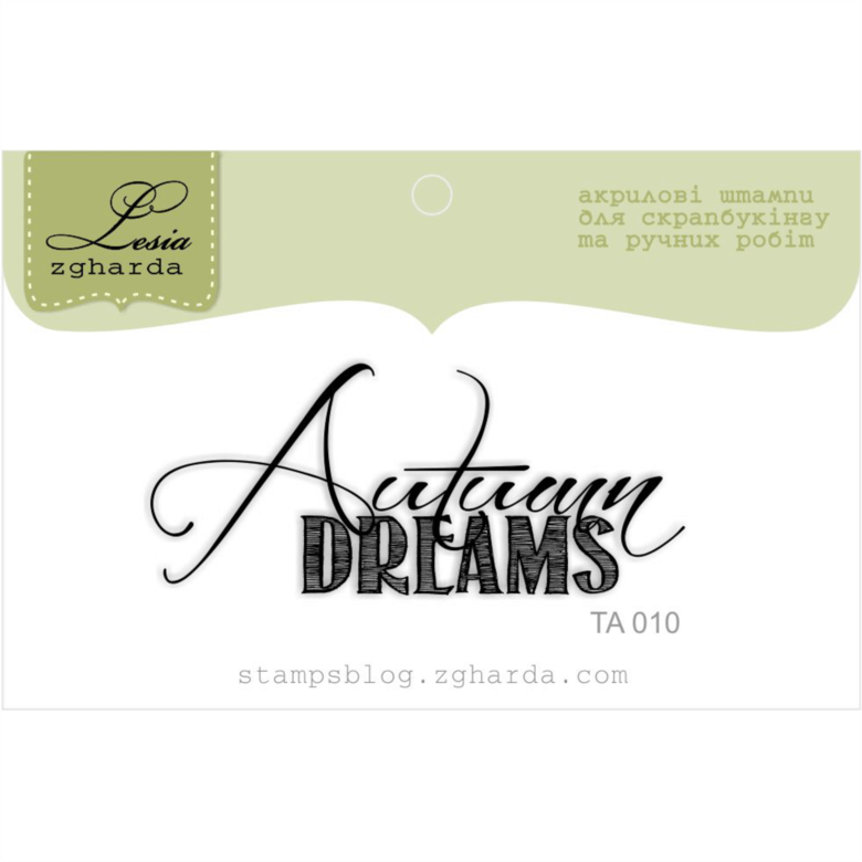 {TA010} Stamp "Autumn DREAMS"