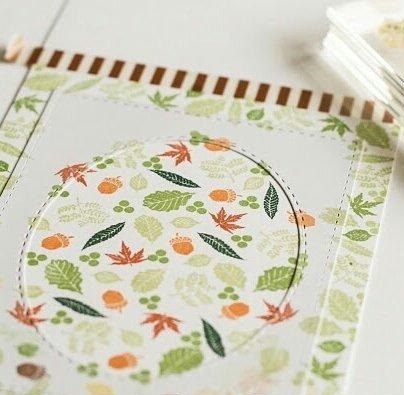 {FL095} Stamp Set "Leaves small"