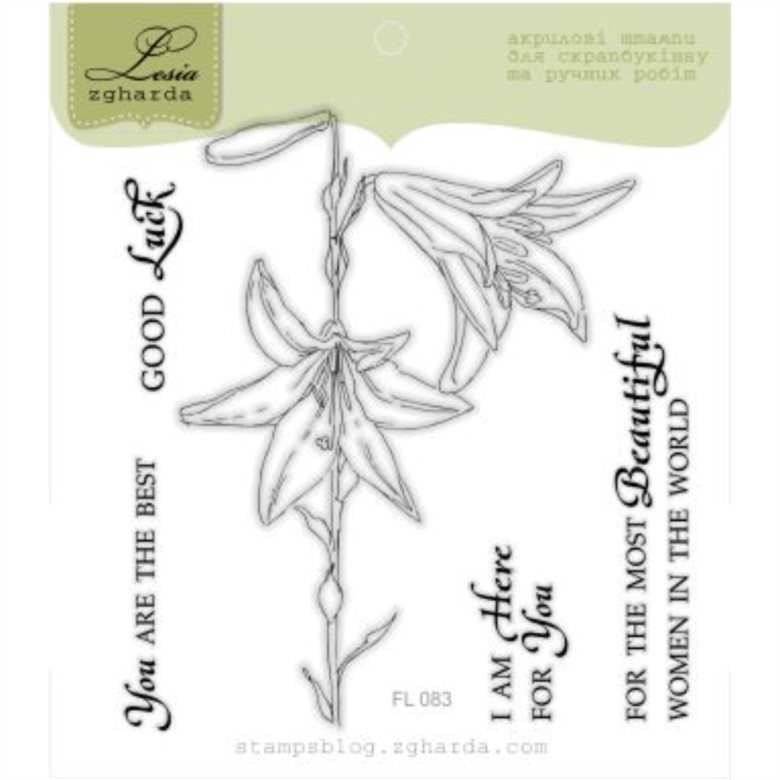 {FL083} Stemp Set "Lily"