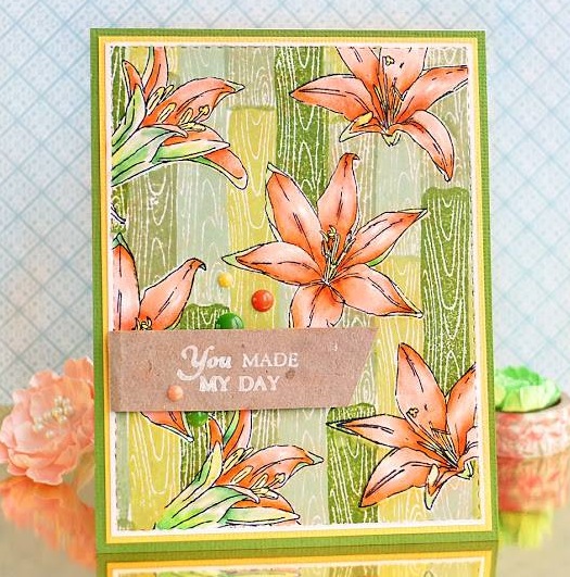 {FL084a} Stemp Set "Lily's flower"