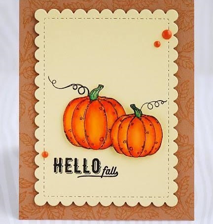 {FL158} Stamp "Pumpkins"