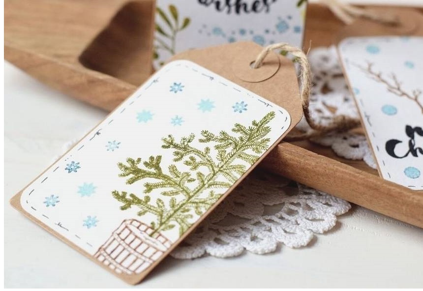 {SR220} Stamps Set "Christmas tree"