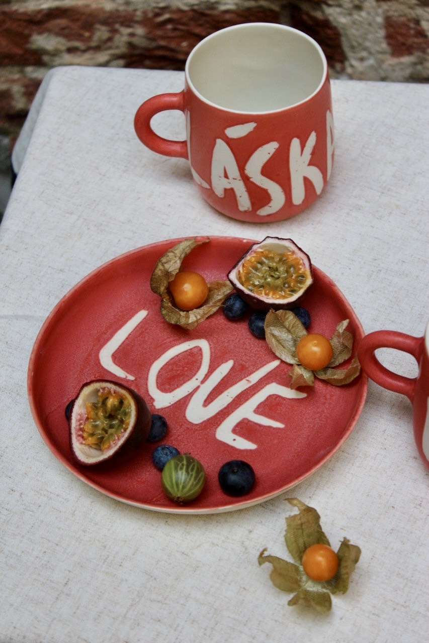 Love collection plates