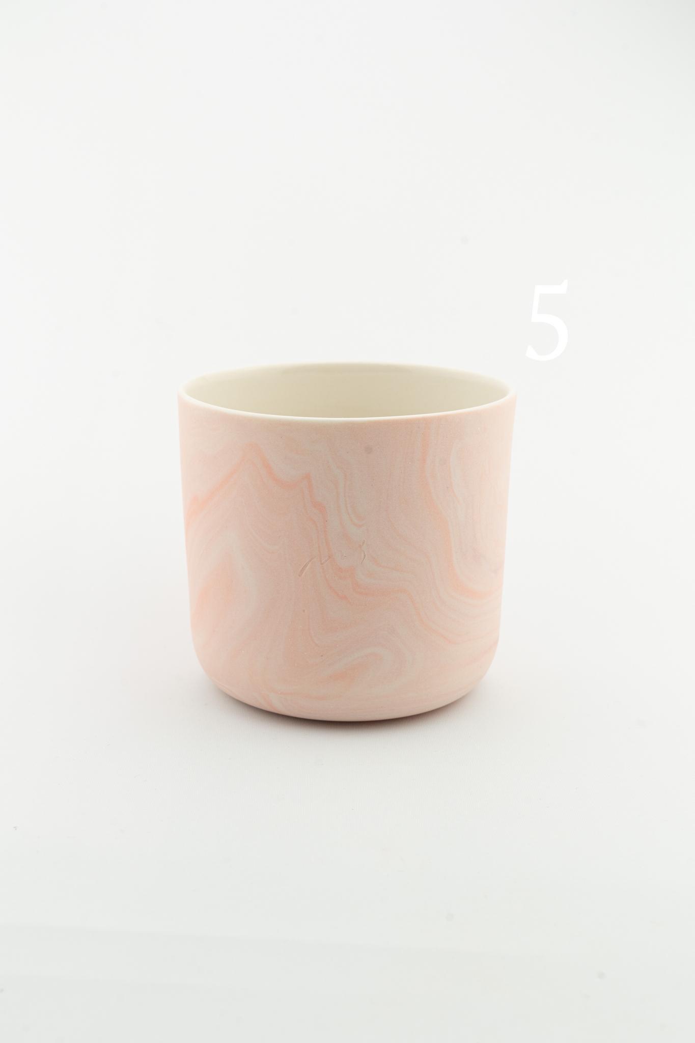 Marbling cup Orange