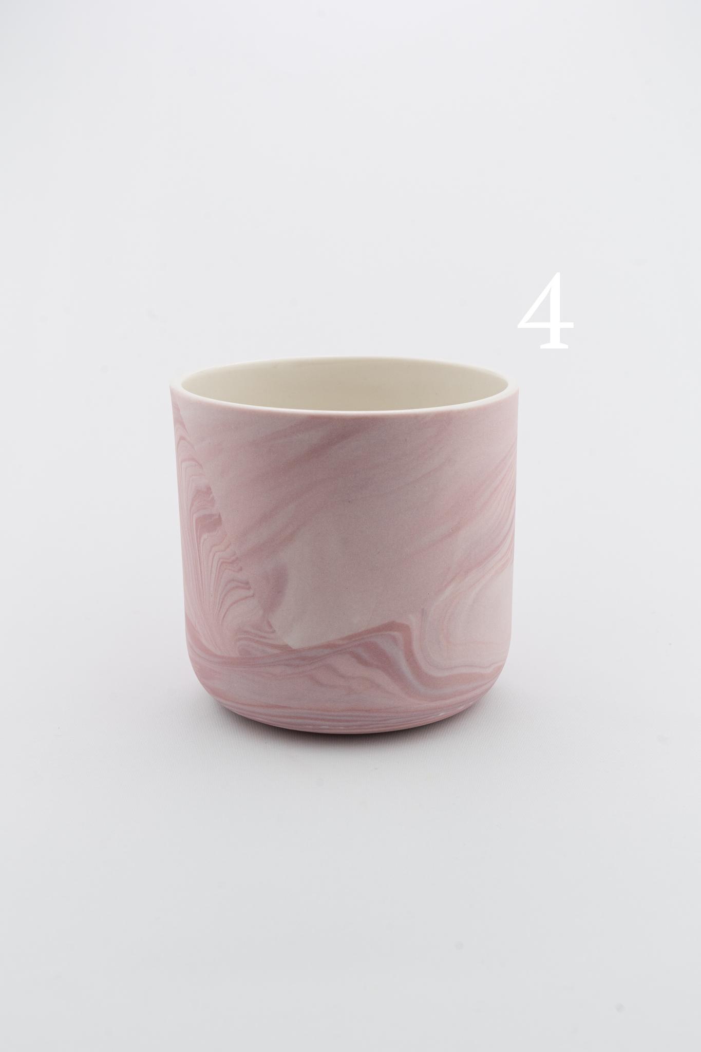 Marbling cup Purple