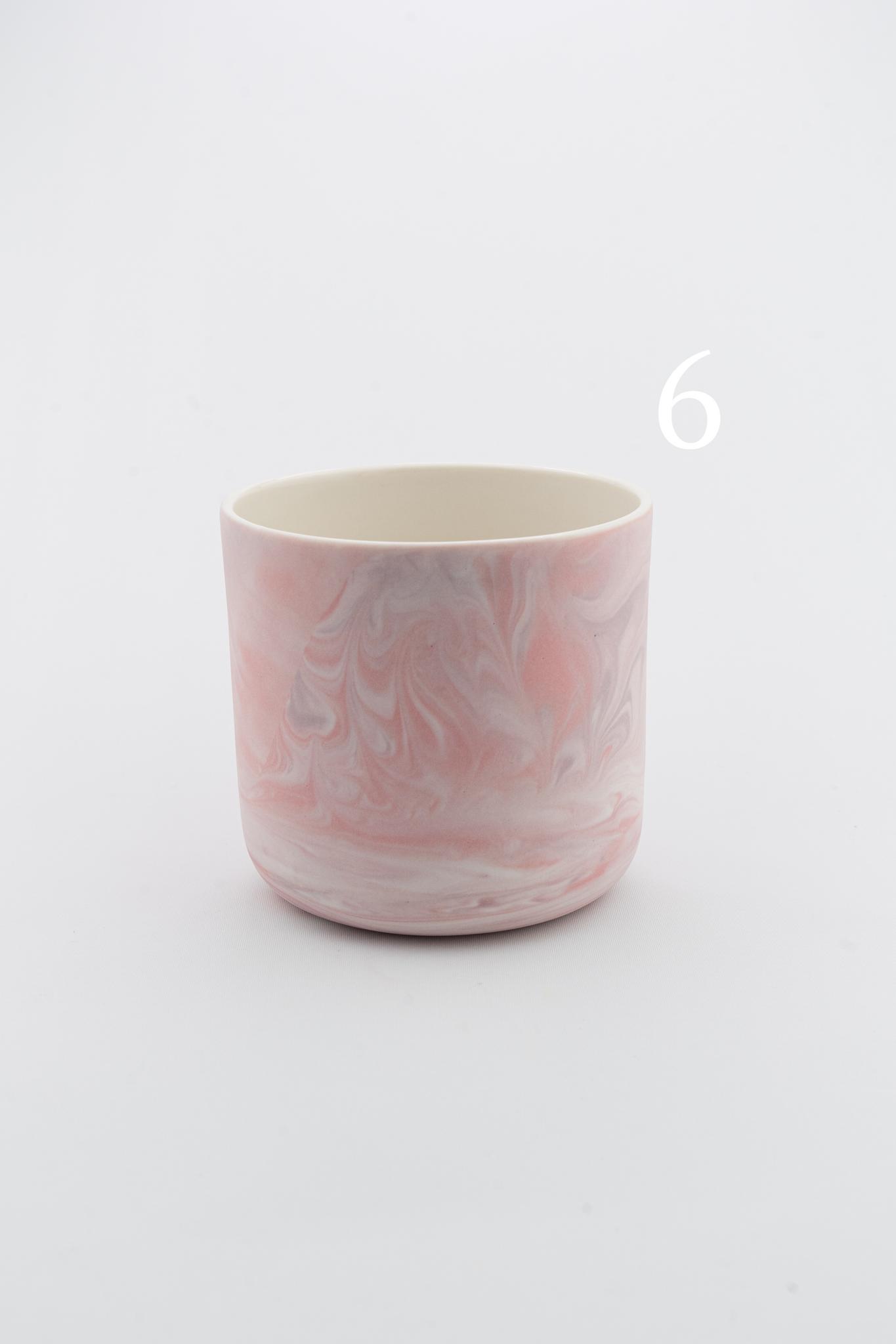 Marbling cup Purple