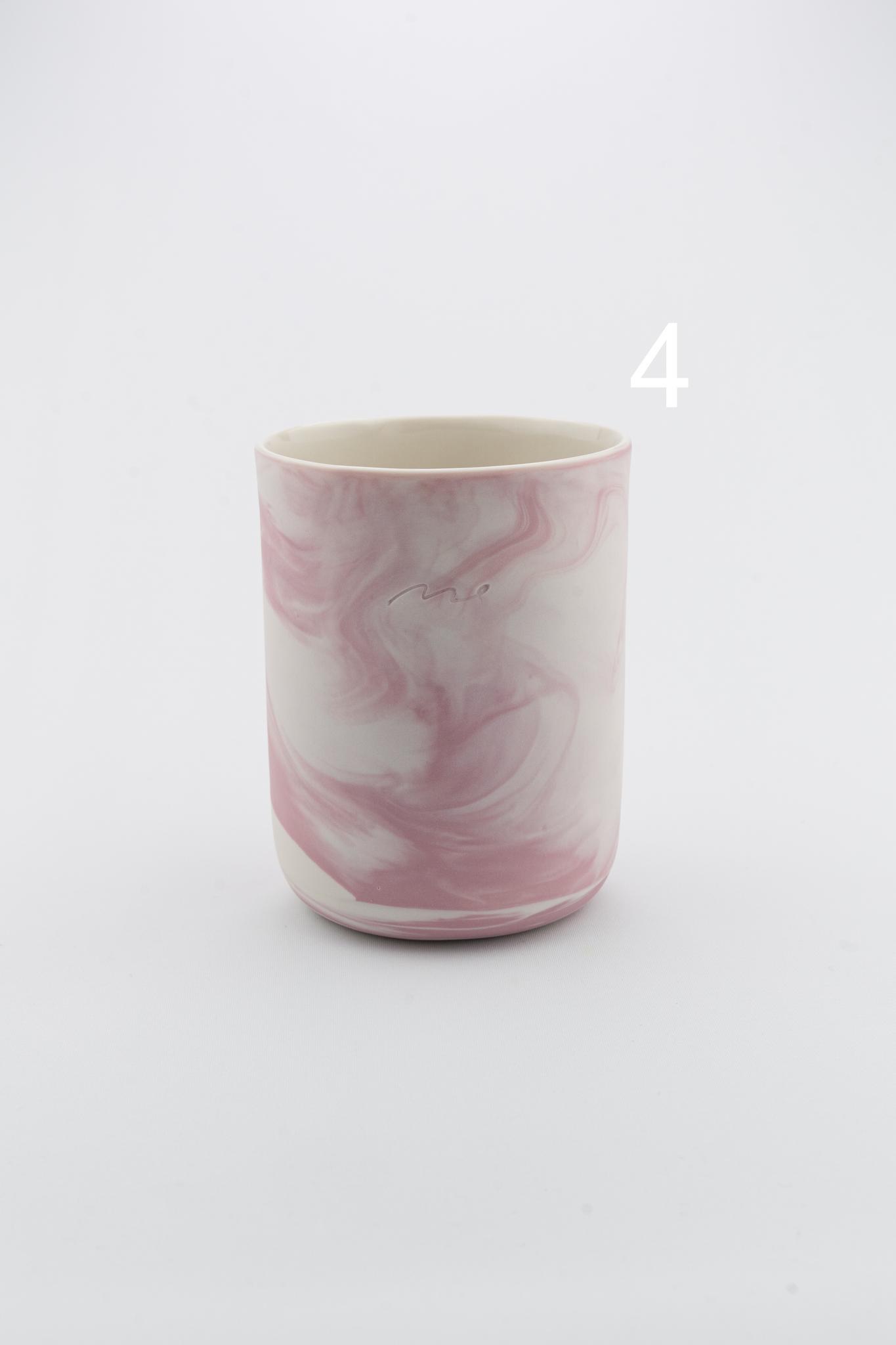 Marbling cup Purple