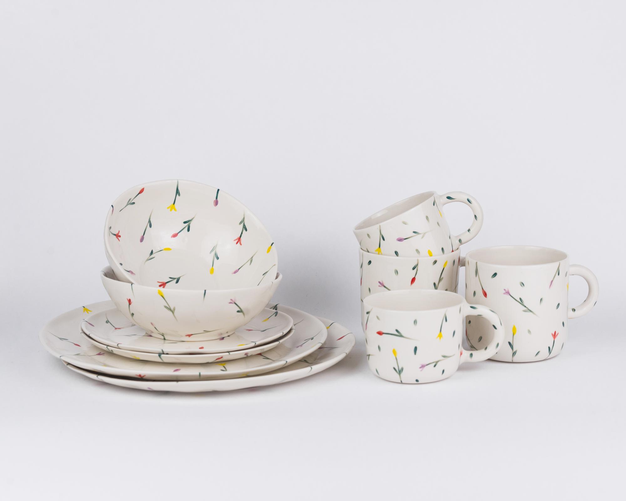 Flora collection bowls