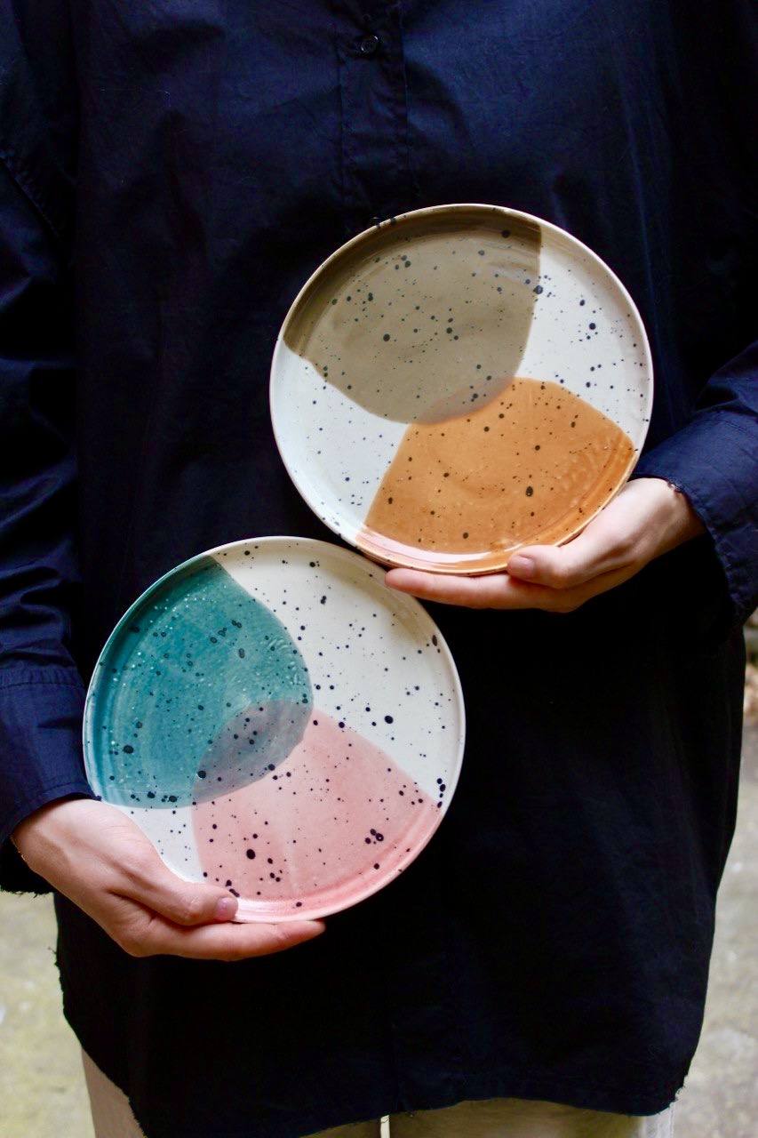 Aquarelle collection plates