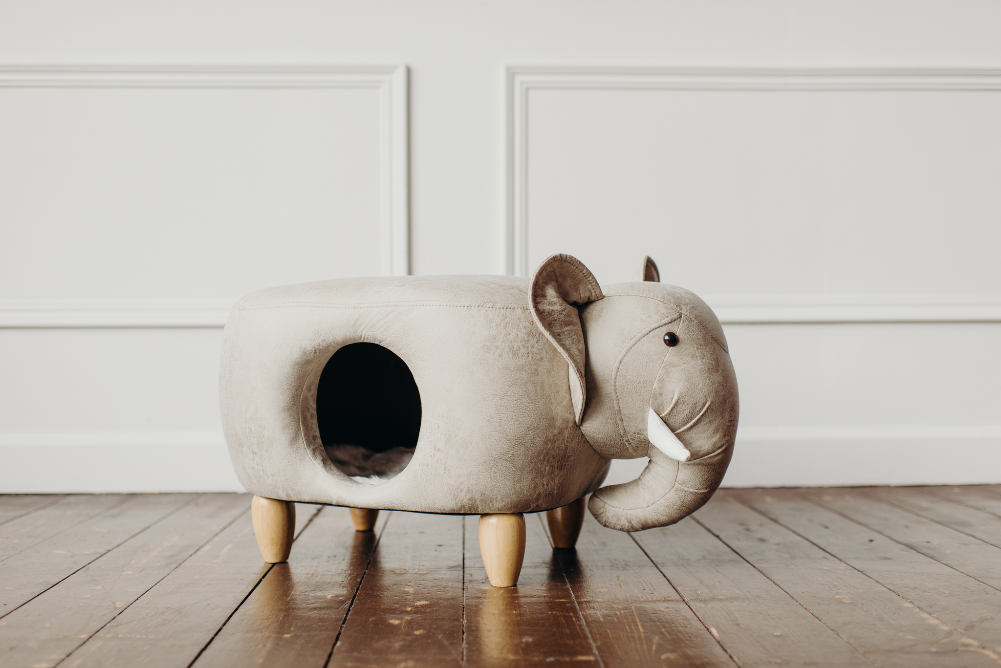 Пуфик домик для кошки слон