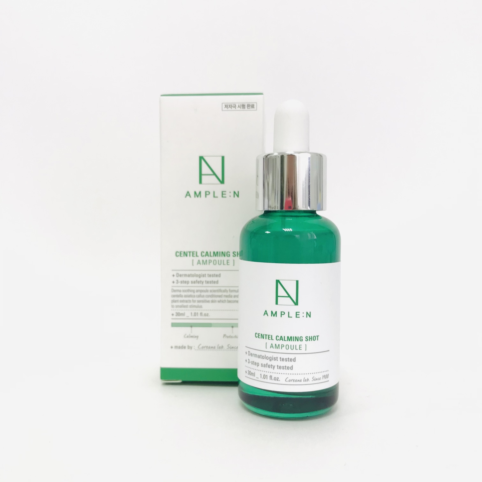 Сыворотки, ампулы > Успокаивающая ампула с центеллой азиатской Ample:N  Centel Calming Shot Ampoule 30 ml купить в интернет-магазине