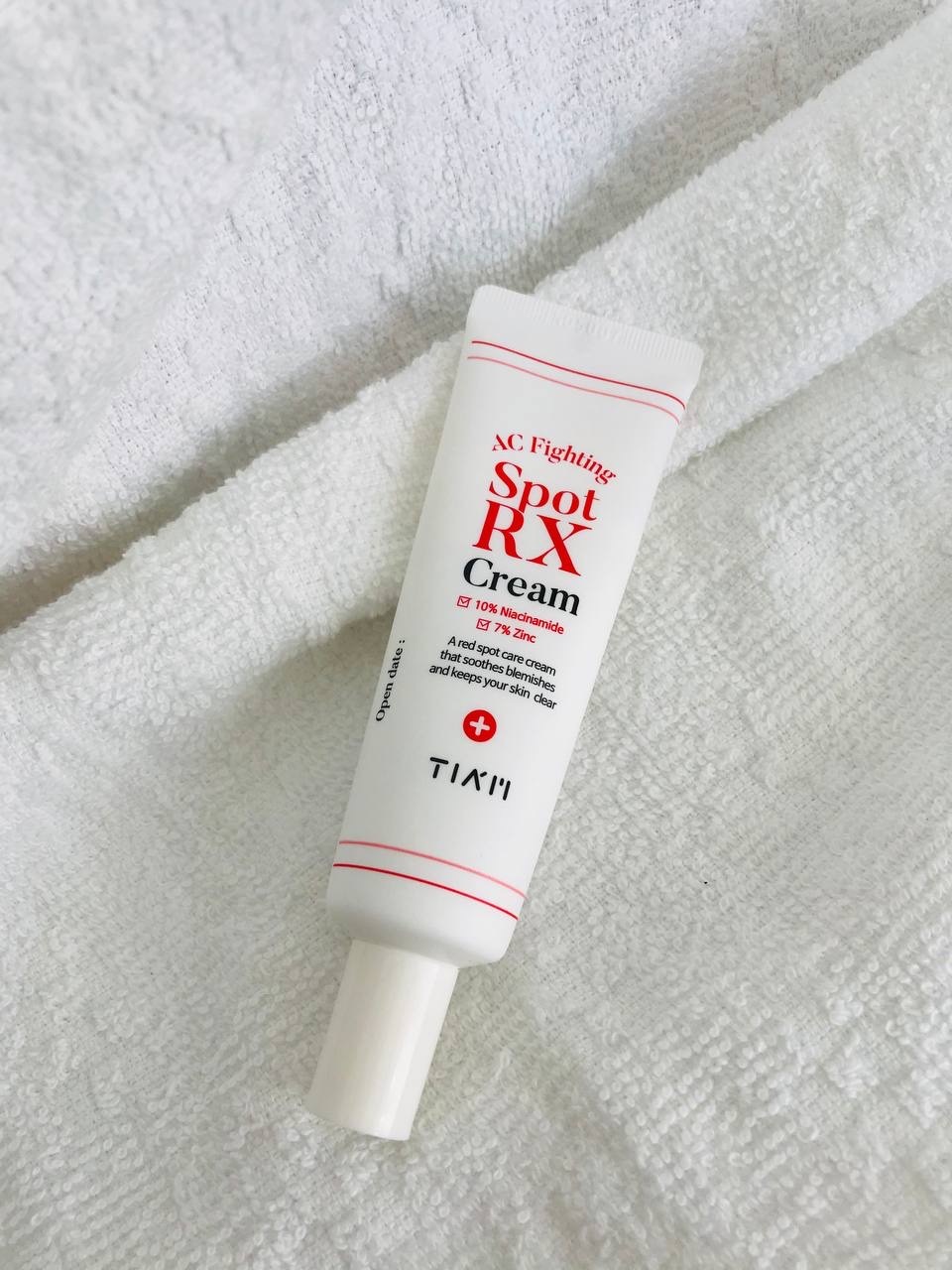 Крем против. Tiam точечный крем против воспалений. Spot RX Cream. Tiam spot RX Cream. Tiam AC Fighting spot RX Cream.