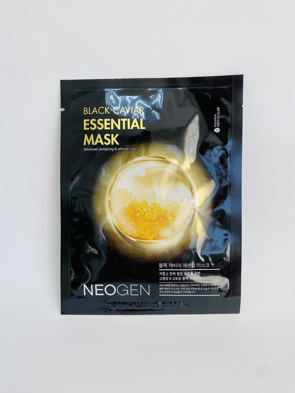 Тканевые маски > Питательная тканевая маска с экстрактом черной икры Neogen  Black Caviar Essential Mask 1шт купить в интернет-магазине