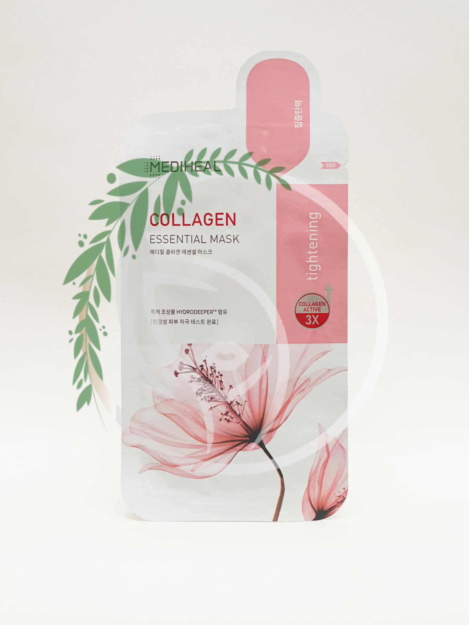 MEDIHEAL > Омолаживающая тканевая маска с коллагеном Mediheal Collagen  Essential Mask 1 шт купить в интернет-магазине