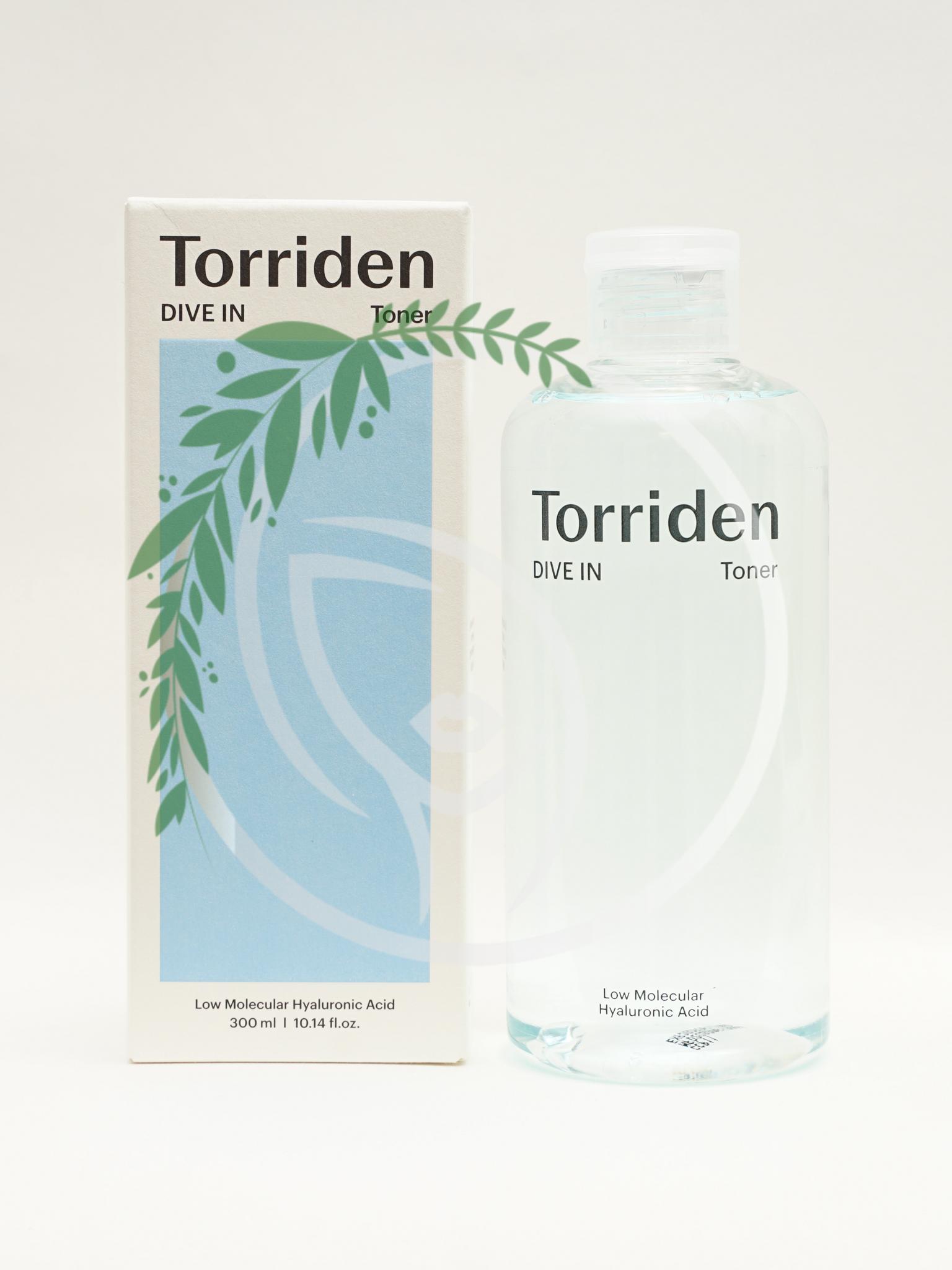 Тонер > Увлажняющий низкомолекулярный гиалуроновый тонер Torriden DIVE IN  Low Molecule Hyaluronic Acid Toner 300 мл купить в интернет-магазине