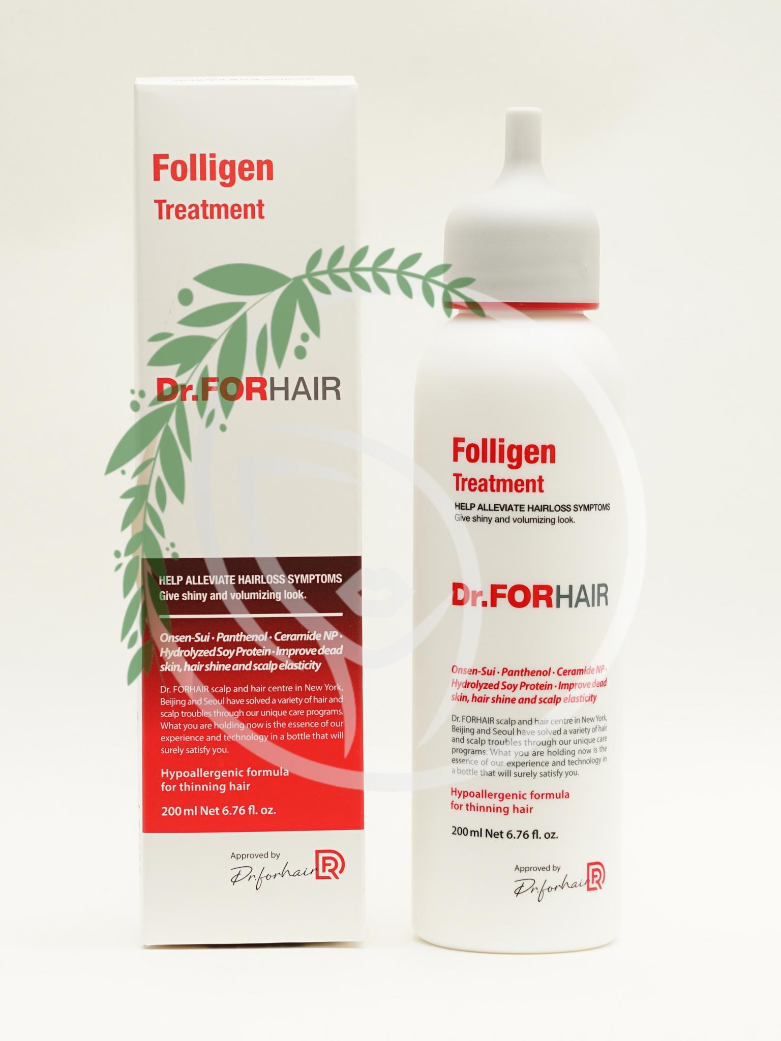 УХОД ЗА ВОЛОСАМИ > Укрепляющая маска против выпадения Dr.Forhair Folligen  Treatment 200ml купить в интернет-магазине