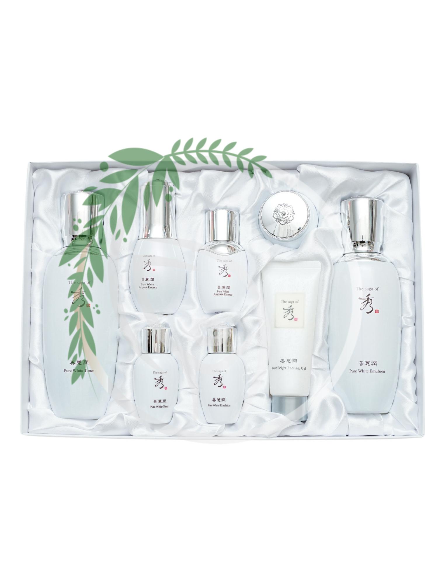 НАБОРЫ > Набор отбеливающих средств The Saga of Xiu Sunhyeyun Pure White  3pcs Special Set купить в интернет-магазине