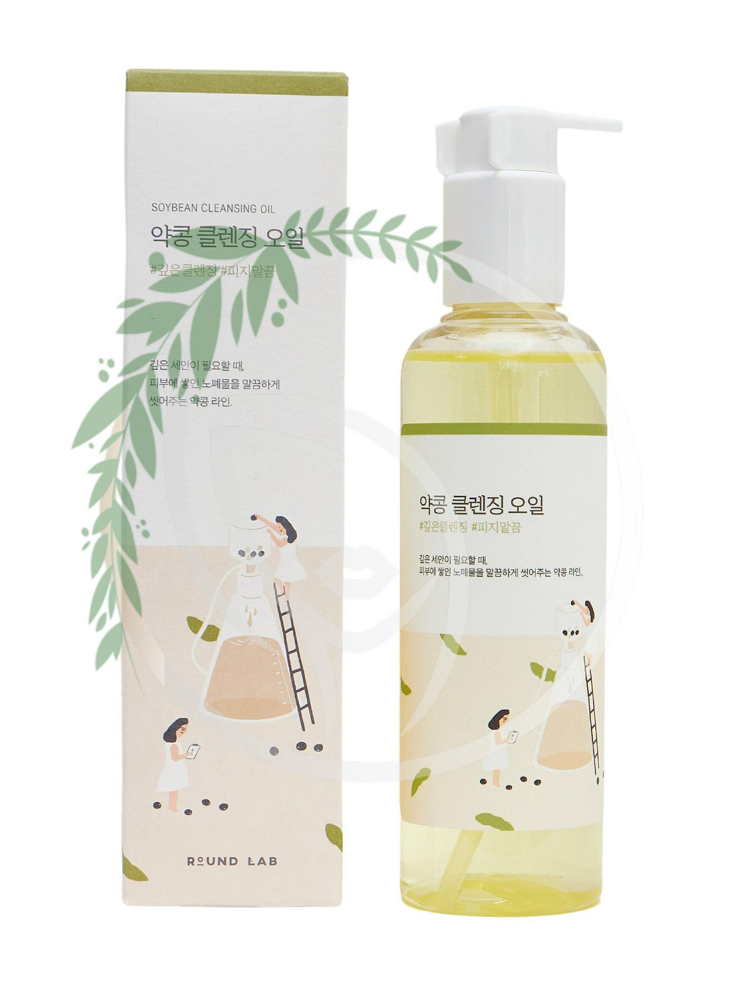 ROUND LAB > Гидрофильное масло на основе соевых бобов Round Lab Soybean  Cleansing Oil 200 мл купить в интернет-магазине