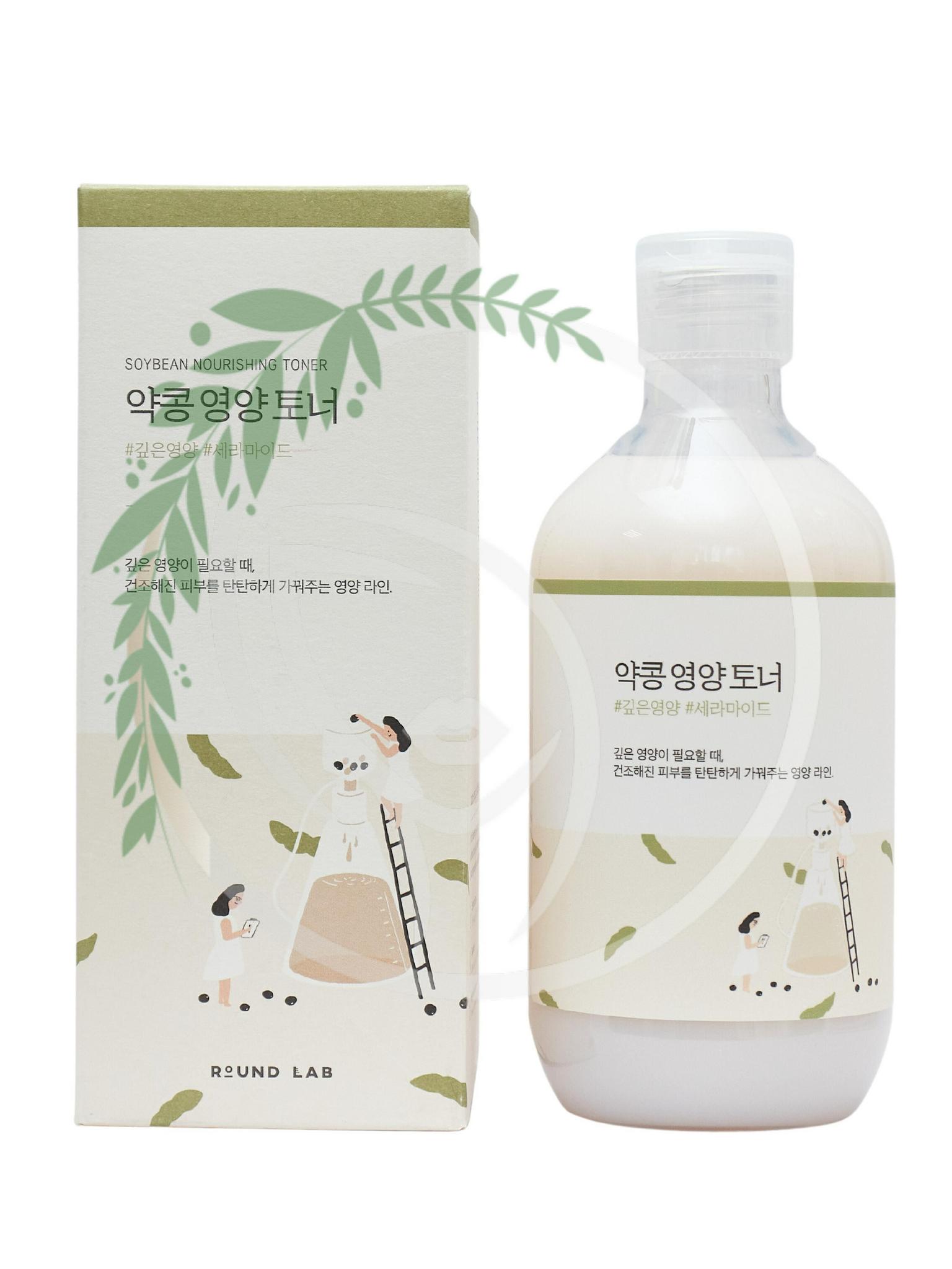 ROUND LAB > Питательный тонер на основе соевых бобов Round Lab Soybean  Nourishing Toner 300 ml купить в интернет-магазине