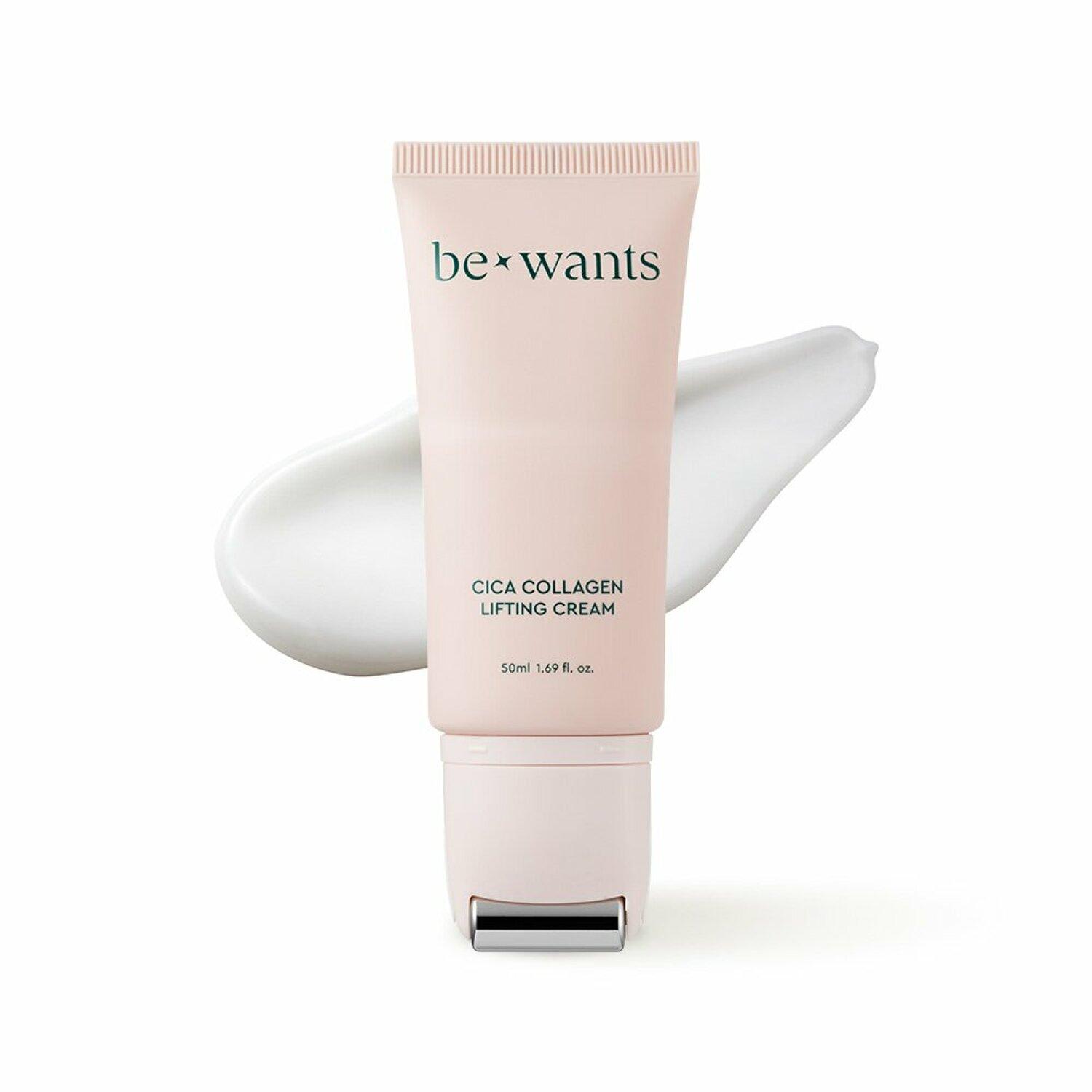 Bewants > Антивозрастной крем с массажным аппликатором Bewants Cica  Collagen Lifting Cream 50ml купить в интернет-магазине