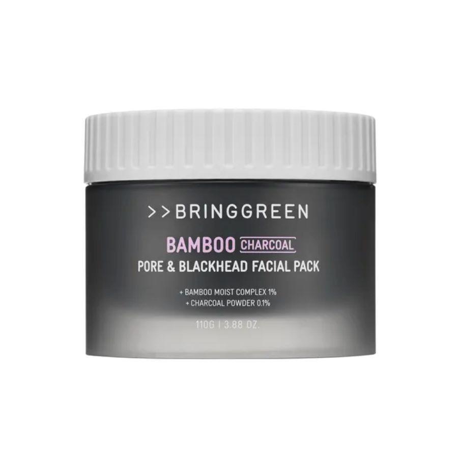 Bring Green > Маска для очищения пор Bring Green Bamboo Charcoal Pore &  Black Head Facial Pack 110g купить в интернет-магазине