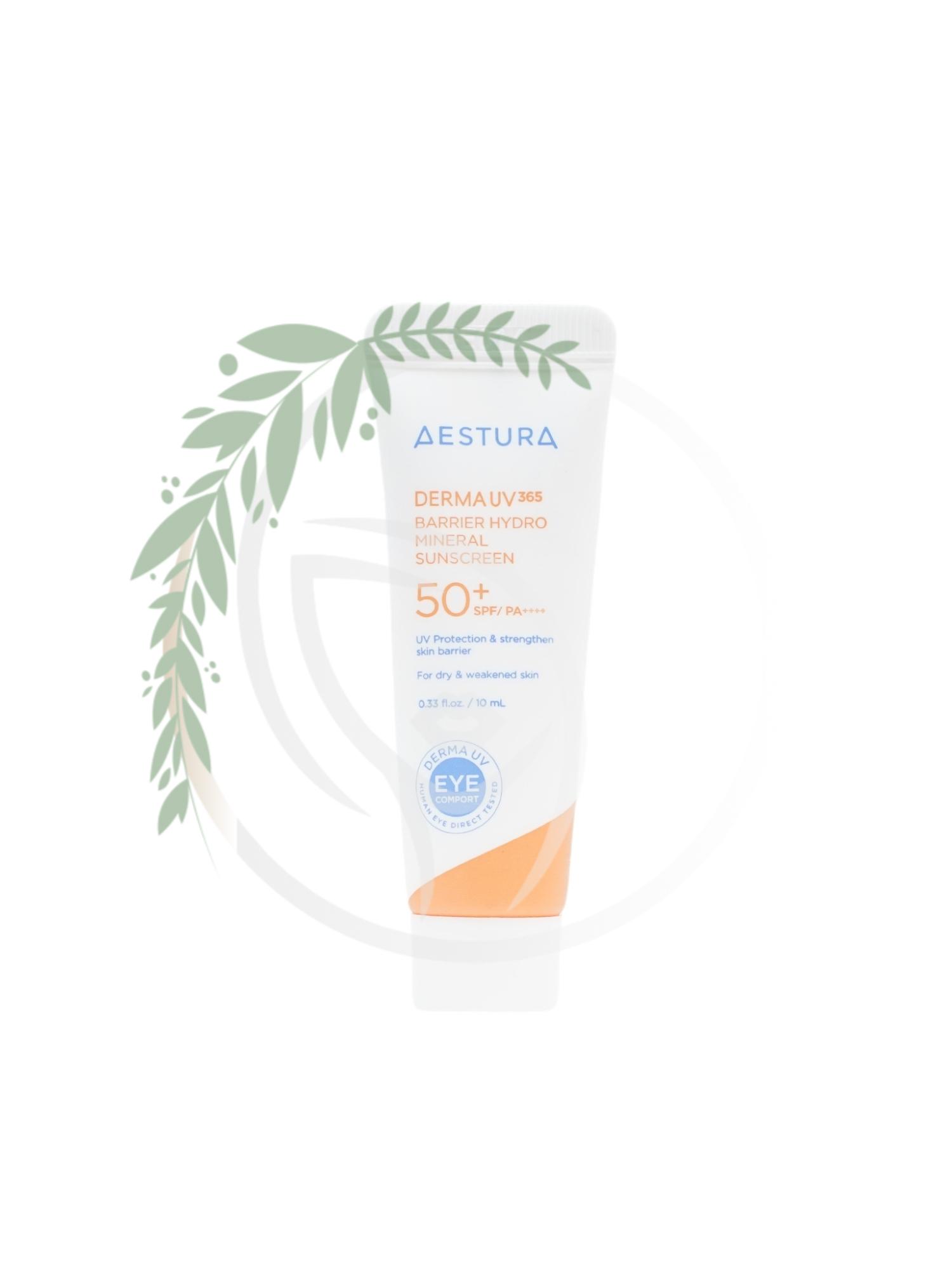 AESTURA Derma UV 365 Barrier Hydro Mineral Sunscreen 10 ml