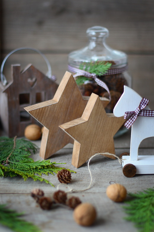 Фігурки дерев'яні "Зірочки" DreamWood