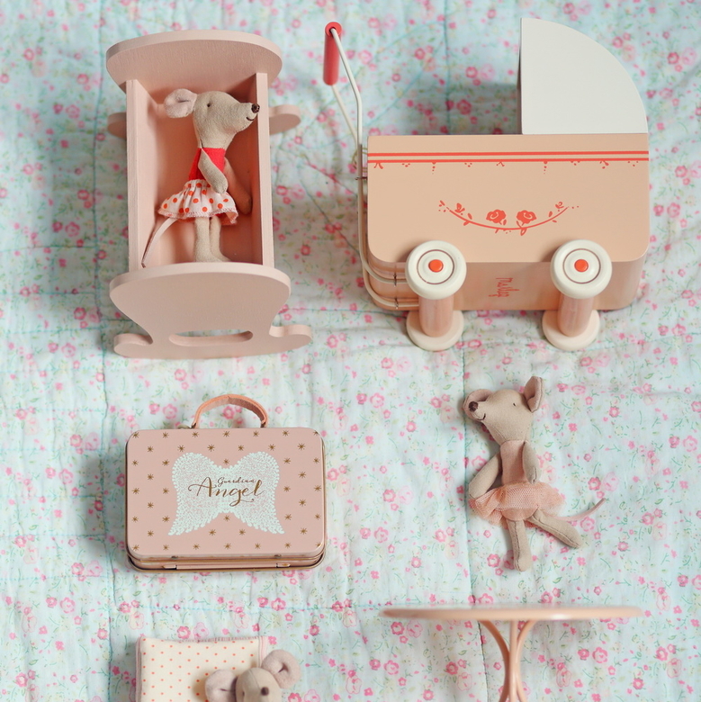 Ліжечко/колиска дерев'яна 14см DreamWood