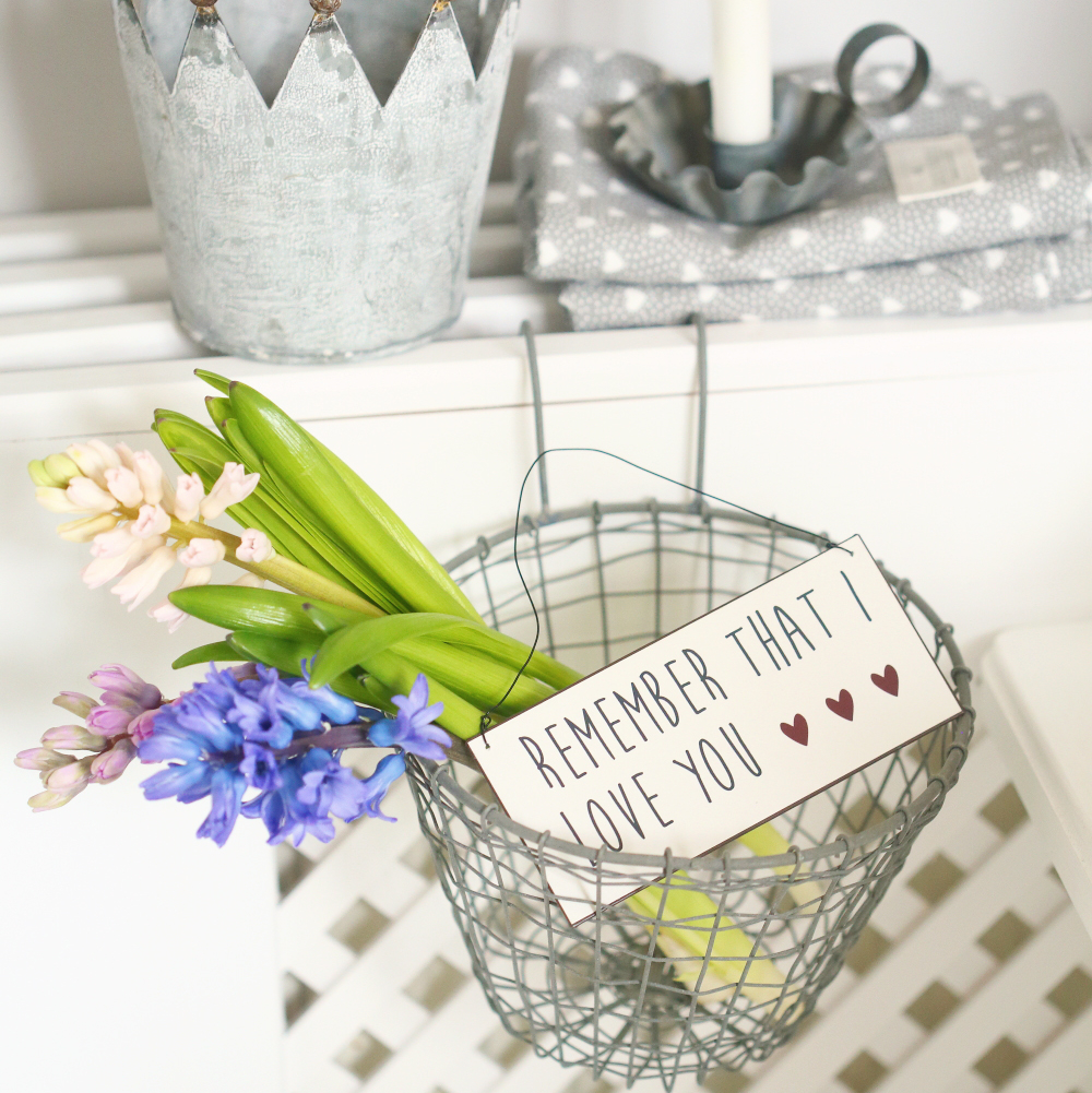 Табличка металева REMEMBER THAT I LOVE YOU Ib Laursen