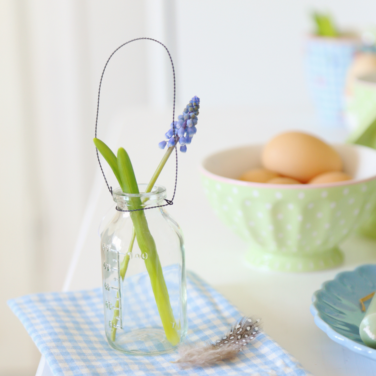 Пляшечка скляна 100мл з ручкою Ib Laursen