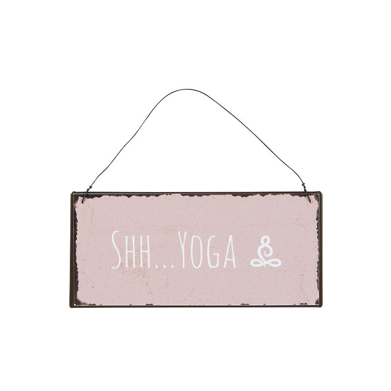 Табличка металева SHH...YOGA Ib Laursen