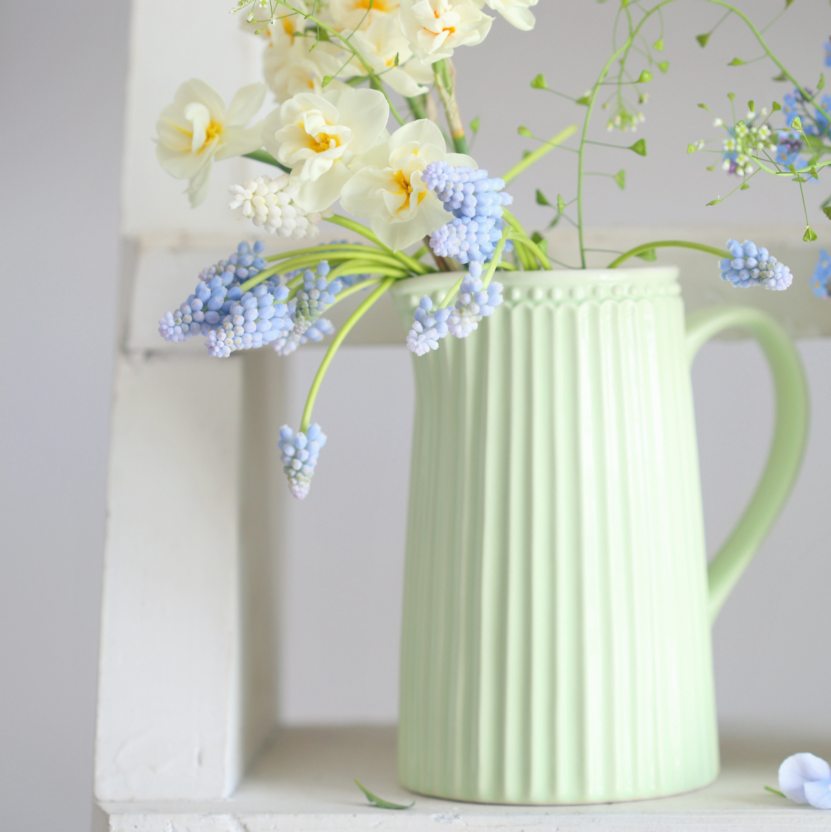 Глечик керамічний 1л Alice Pale Green GreenGate