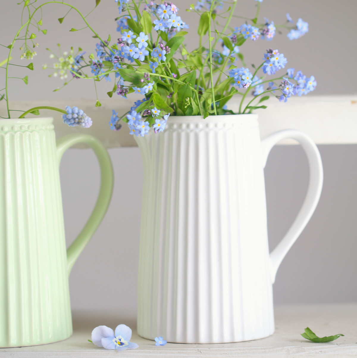 Глечик керамічний 1л Alice White GreenGate