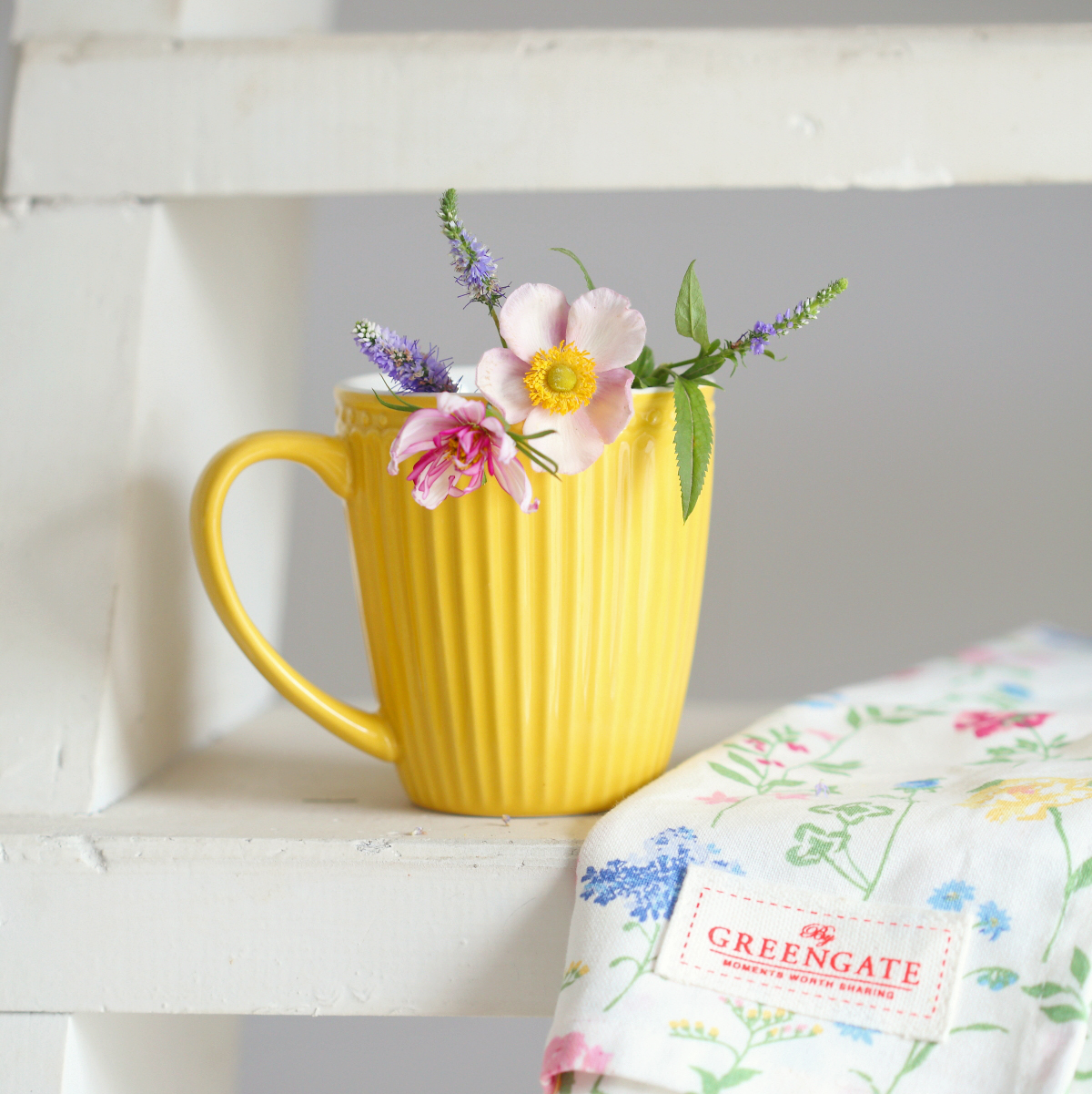 Кружка керамическая 350мл Alice Honey Mustard GreenGate