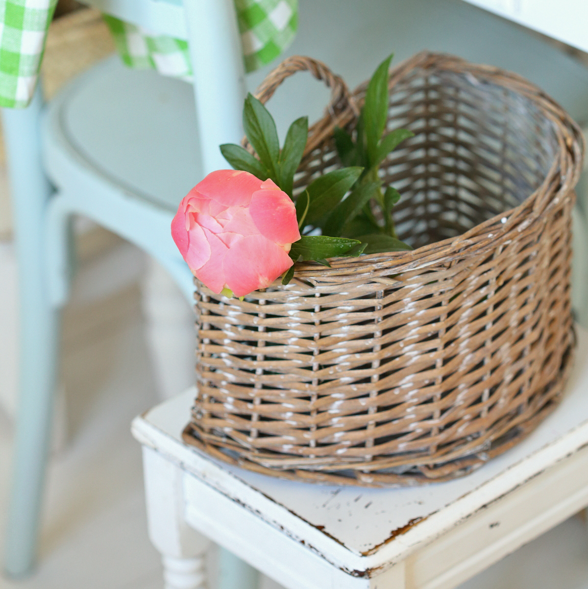 Корзинка підвісна плетена півкругла 29см Ib Laursen