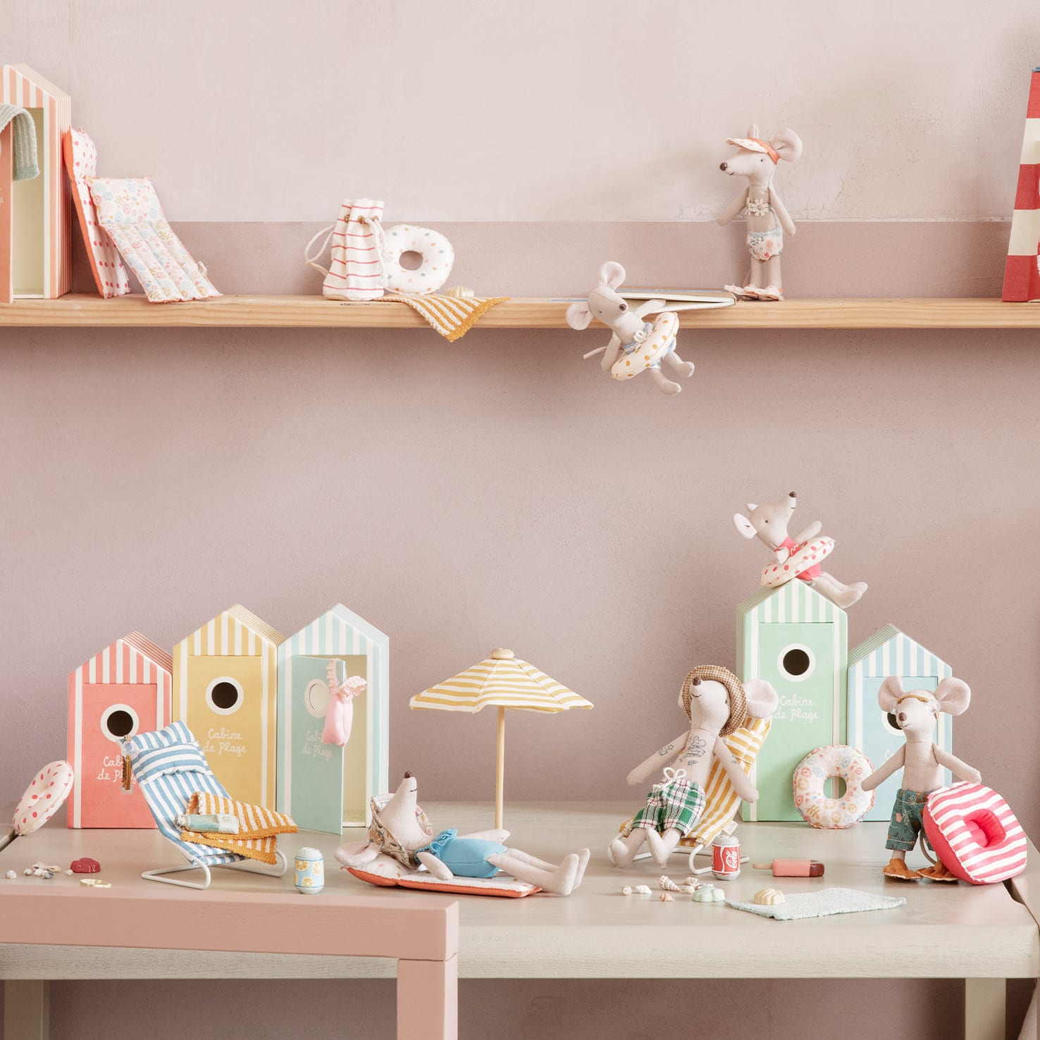 Парасолька пляжна 15см Maileg