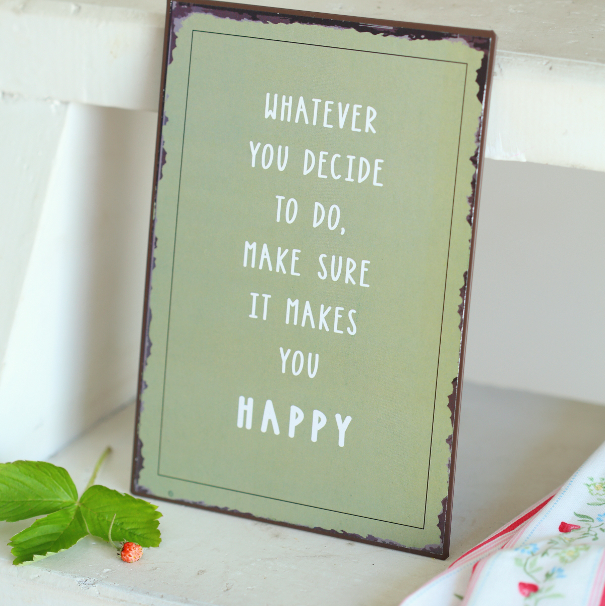 Табличка металева HAPPY 14х20см Ib Laursen