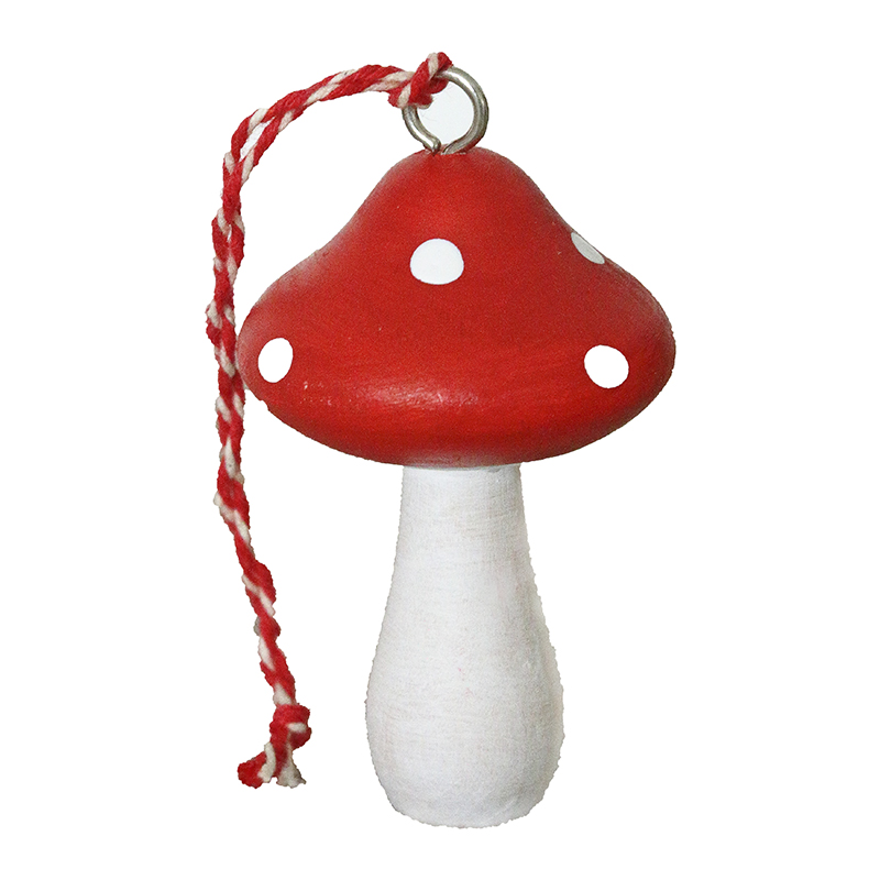 Підвіска "Мухомор" дерев'яна 4х6,5см DreamWood