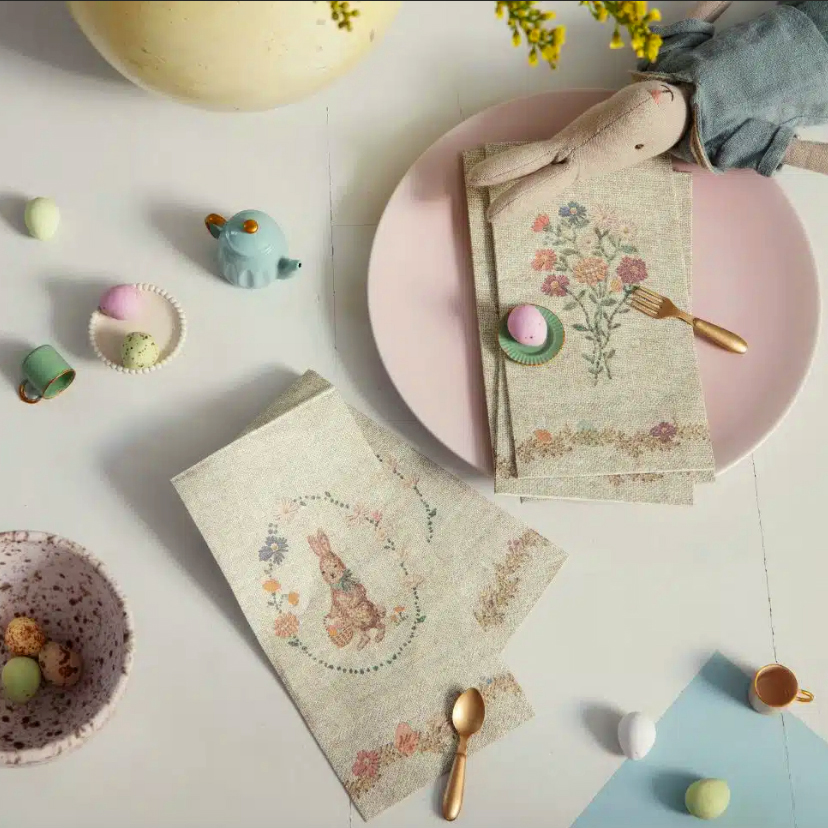 Серветки паперові Lapin De Paques 16шт 33х33см Maileg