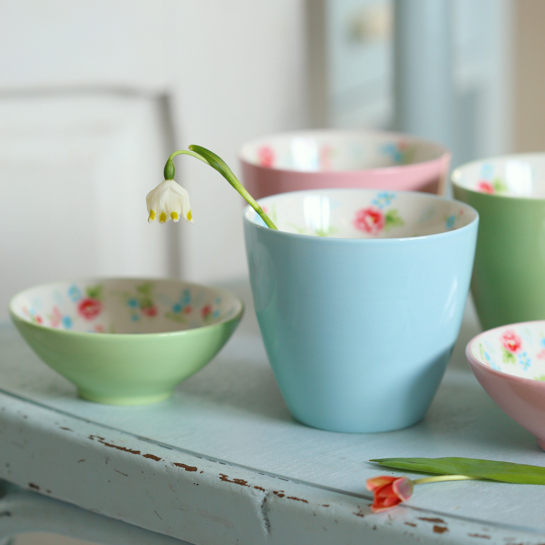 Стаканчик для латте фарфоровий 250мл Pale Blue Alma GreenGate